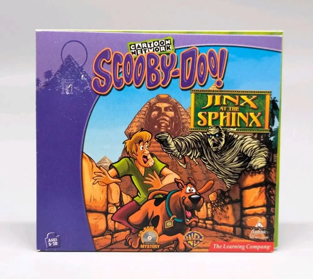 Scooby-Doo! Jinx at the Sphinx The Learning Company PC Video Game Windows